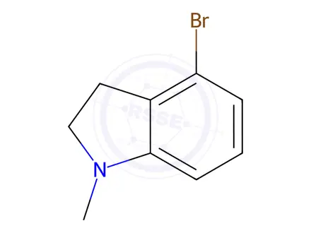 Chemical structure of 4-Bromo-1-methylindoline