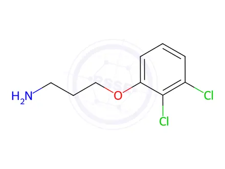 Chemical structure of 3-(2,3-Dichlorophenoxy)propan-1-amine