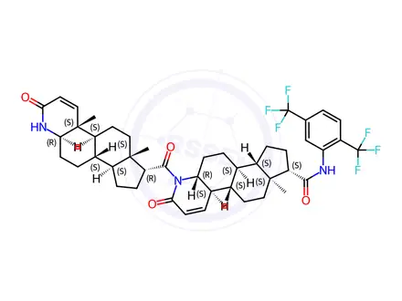 Chemical structure of Dutasteride EP Impurity H