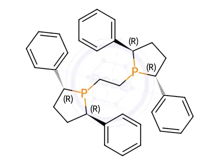 Chemical structure of [((RR)-Ph-BPE)Rh(COD)]BF4