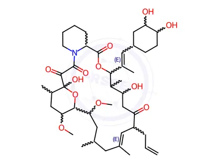 Chemical structure of Tacrolimus Impurity 40