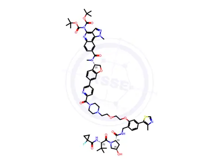 Chemical structure of Iloprost Impurity 41 (Iloprost 11-iloprost ester)