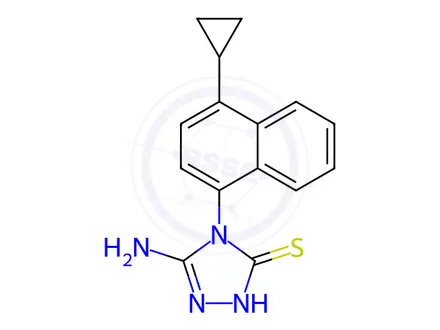 Chemical structure of Lesinurad Impurity 12