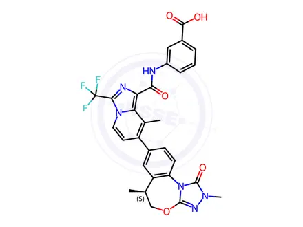 Chemical structure of Nintedanib Ethoxyenolindole