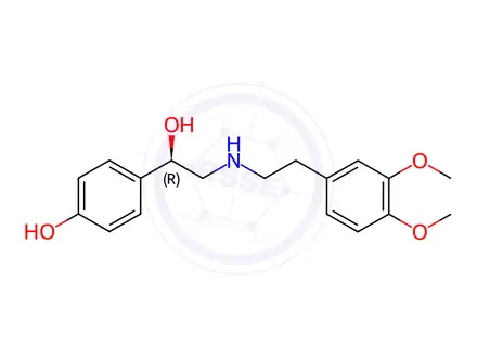 Chemical structure of Denopamine