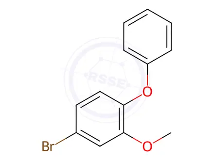 Chemical structure of 4-Bromo-2-methoxy-1-phenoxy-benzene