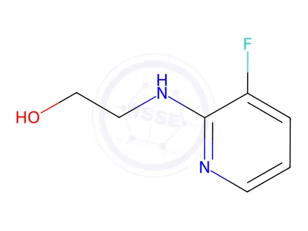 Chemical structure of Ethanol, 2-[(3-fluoro-2-pyridinyl)amino]-(9CI)
