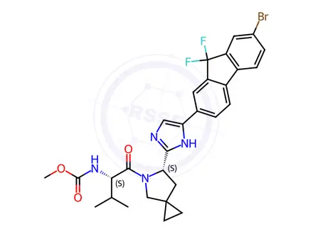 Chemical structure of Ledipasvir Impurity-3