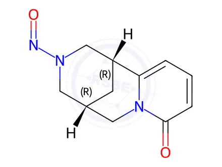 Chemical structure of N-Nitrosocytisine