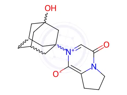 Chemical structure of Vildagliptin Impurity 157
