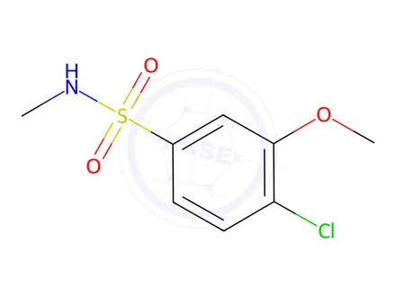 Chemical structure of 4-Chloro-3-methoxy-n-methylbenzenesulfonamide