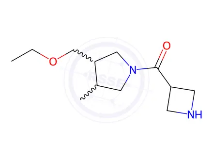 Chemical structure of Azetidin-3-yl(3-(ethoxymethyl)-4-methylpyrrolidin-1-yl)methanone