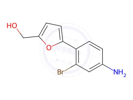 Chemical structure of [5-(4-Amino-2-bromophenyl)-2-furyl]methanol