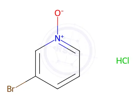 Chemical structure of 3-Bromopyridine N-Oxide Hydrochloride