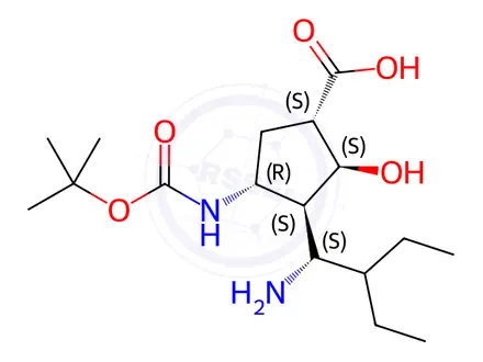 Chemical structure of Peramivir Impurity 43