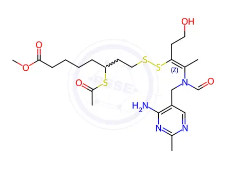 Chemical structure of Thiamine Nitrate Impurity 16 (Octotiamine)