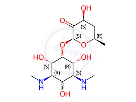 Chemical structure of Spectinomycin Dihydrochloride Impurity 6 (Spectinomycin Dihydrochloride Pentahydrate EP Impurity F)