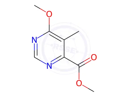 Chemical structure of Methyl 6-methoxy-5-methylpyrimidine-4-carboxylate