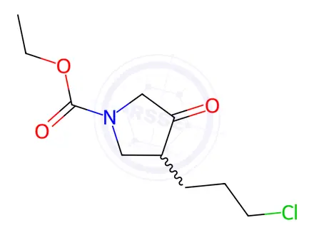 Chemical structure of Moxifloxacin Impurity 58