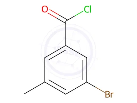 Chemical structure of Benzoyl chloride, 3-bromo-5-methyl-