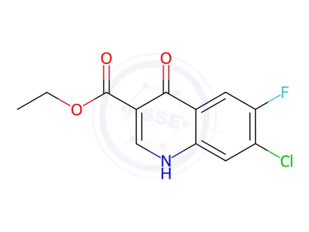 Chemical structure of Norfloxacin Impurity 9