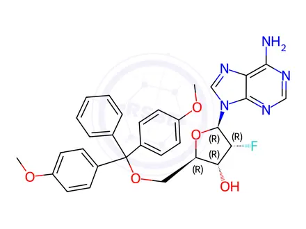 Chemical structure of Adenosine Impurity 42