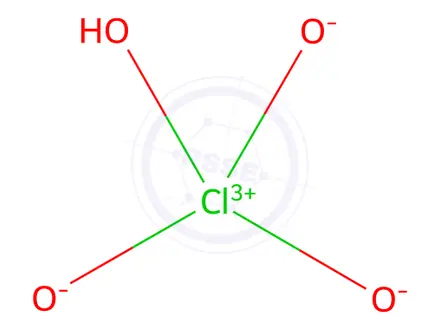 Chemical structure of Perchloric acid solution for volumetric analysis,in n-propanol,c(HClO4)=0.043mol/L (0.043N)