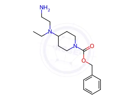 Chemical structure of Benzyl 4-((2-aminoethyl)(ethyl)amino)piperidine-1-carboxylate
