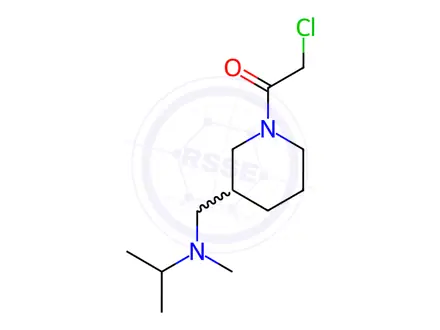 Chemical structure of 2-Chloro-1-(3-((isopropyl(methyl)amino)methyl)piperidin-1-yl)ethanone