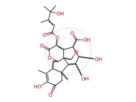 Chemical structure of Bruceantinol B