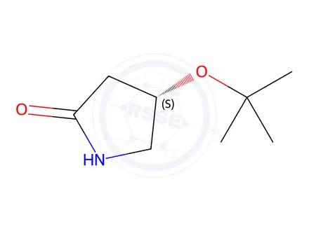 Chemical structure of (S)-4-(tert-Butoxy)pyrrolidin-2-one