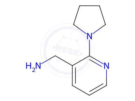 Chemical structure of (2-Pyrrolidin-1-ylpyrid-3-yl)methylamine Dihydrochloride