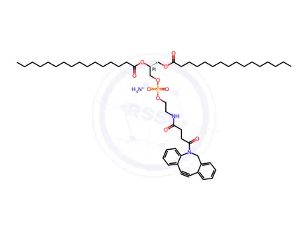 Chemical structure of 16:0 DBCO PE