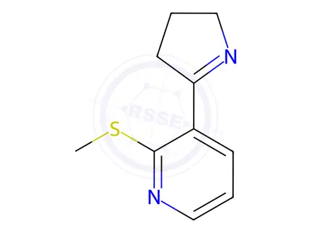 Chemical structure of 3-(4,5-Dihydro-3H-pyrrol-2-yl)-2-methylsulfanyl-pyridine