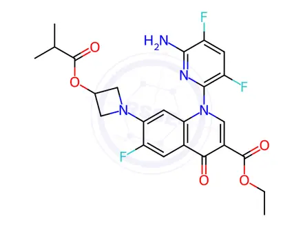 Chemical structure of Delafloxacin Meglumine Impurity 43