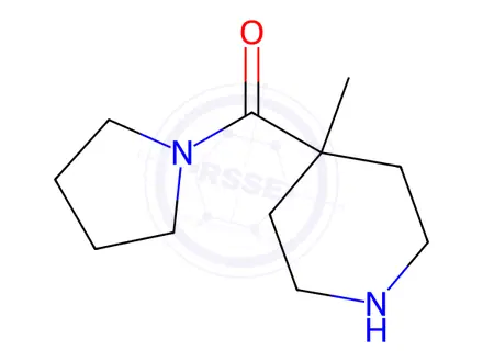 Chemical structure of (4-Methylpiperidin-4-yl)pyrrolidin-1-ylmethanone