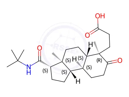 Chemical structure of Finasteride Impurity 25