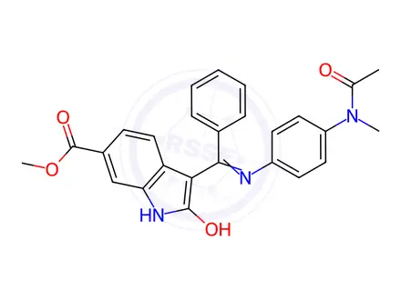 Chemical structure of Nintedanib Esilate Impurity 165