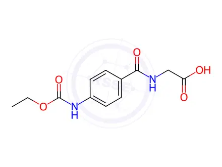 Chemical structure of (4-((Ethoxycarbonyl)amino)benzoyl)glycine