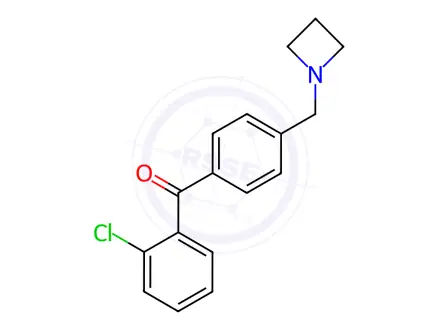 Chemical structure of 4'-Azetidinomethyl-2-chlorobenzophenone