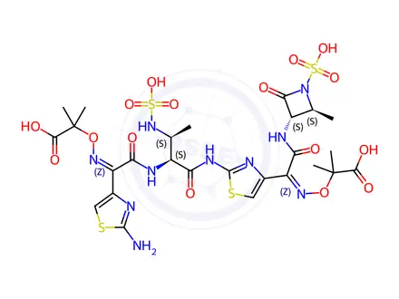 Chemical structure of Aztreonam Impurity 31