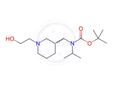 Chemical structure of tert-Butyl ((1-(2-hydroxyethyl)piperidin-3-yl)methyl)(isopropyl)carbamate