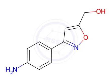 Chemical structure of [3-(4-Amino-phenyl)-isoxazol-5-yl]-methanol