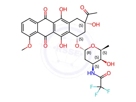 Chemical structure of Epirubicin Impurity 8
