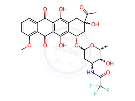 Chemical structure of Epirubicin Impurity 10