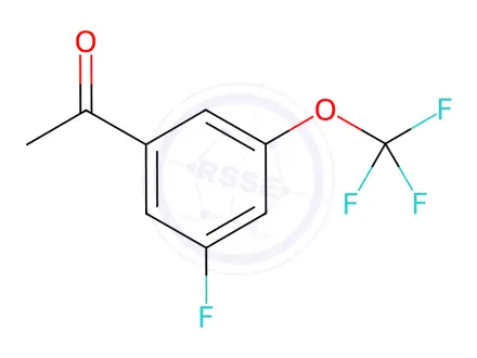 Chemical structure of 3'-Fluoro-5'-(trifluoroMethoxy)acetophenone, 97%