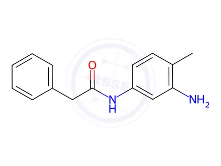 Chemical structure of N-(3-Amino-4-methylphenyl)-2-phenylacetamide