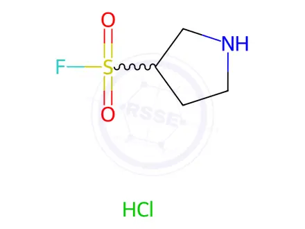 Chemical structure of PYRROLIDINE-3-SULFONYL FLUORIDE HYDROCHLORIDE