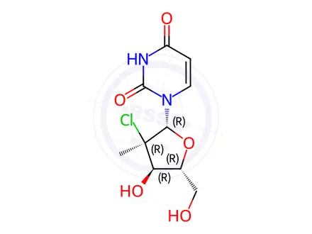 Chemical structure of Sofosbuvir Impurity 17