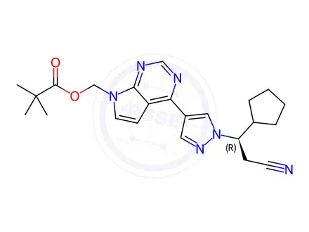 Chemical structure of Ruxolitinib Phosphate Impurity 78